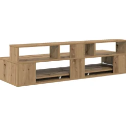 vidaXL studiobureau Artisanaal eiken 152 x 42,5 x 36 cm Bewerkt hout