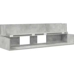 vidaXL studiobureau Betongrijs 152 x 40 x 19,5 cm Bewerkt hout