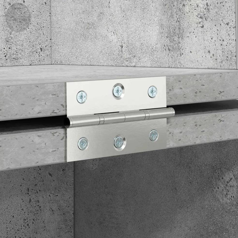 vidaXL studiobureau Betongrijs 152 x 40 x 19,5 cm Bewerkt hout