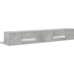 vidaXL studiobureau Betongrijs 152 x 36 x 19,5 cm Bewerkt hout