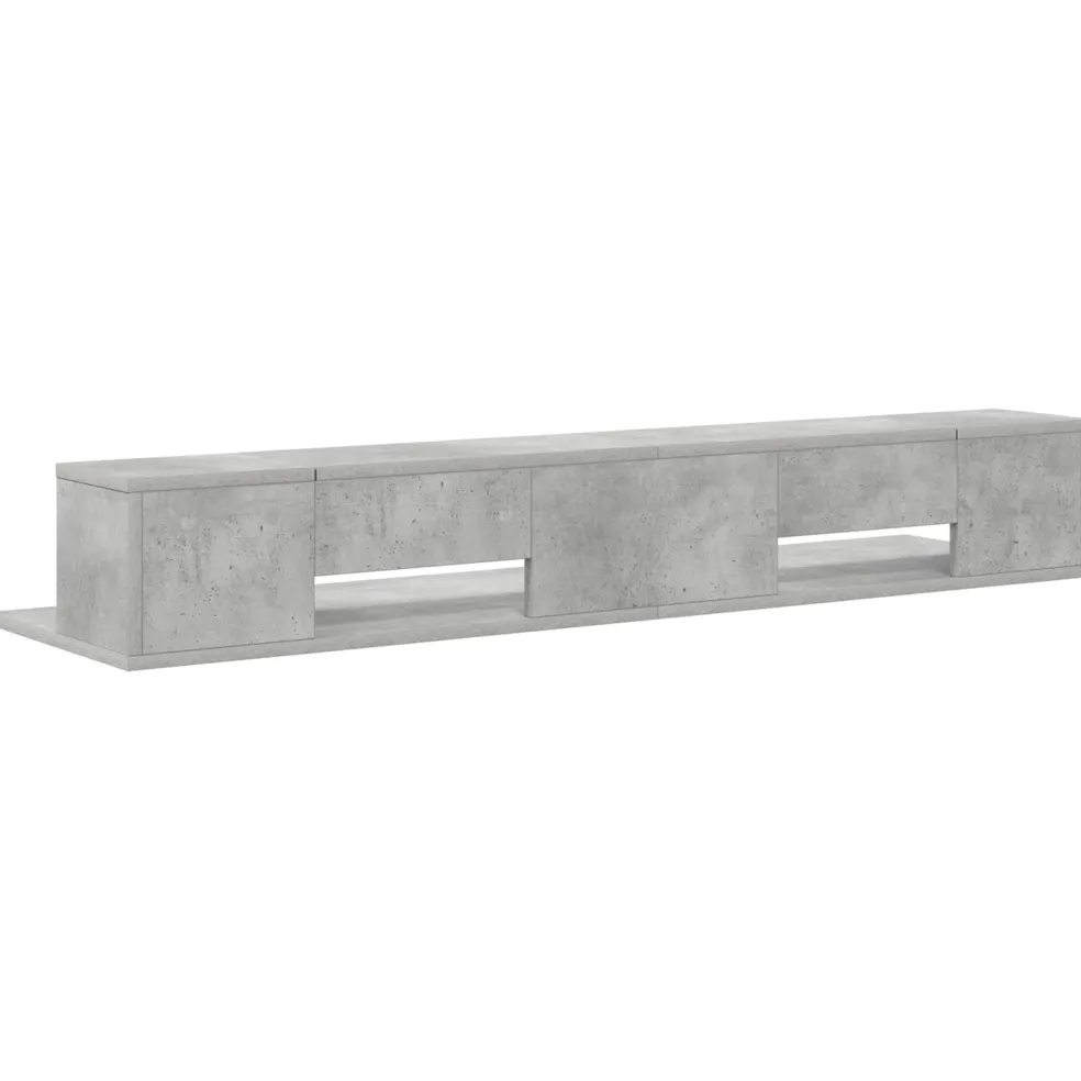 vidaXL studiobureau Betongrijs 152 x 36 x 19,5 cm Bewerkt hout