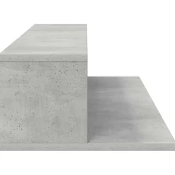 vidaXL studiobureau Betongrijs 152 x 36 x 19,5 cm Bewerkt hout