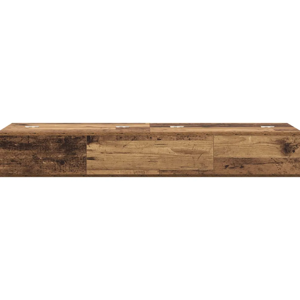 vidaXL studiobureau Eikenhout 152 x 40 x 19,5 cm Bewerkt hout