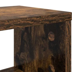 vidaXL studiobureau Gerookt eiken 152 x 42,5 x 36 cm Bewerkt hout