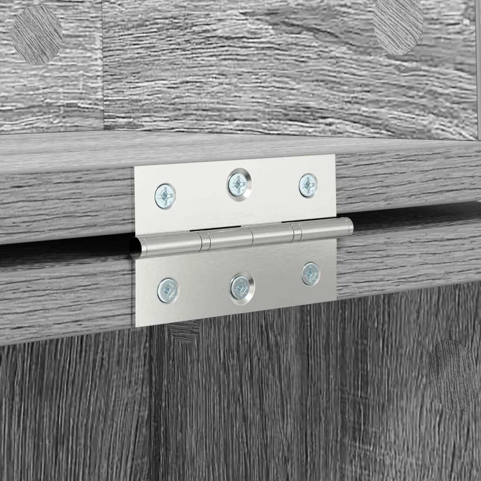 vidaXL studiobureau Grijs Sonoma 152 x 40 x 19,5 cm Bewerkt hout
