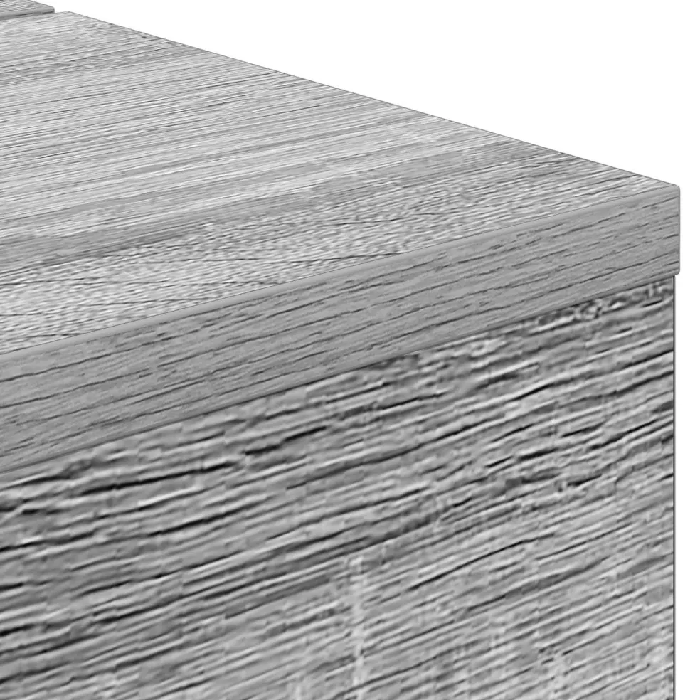 vidaXL studiobureau Grijs Sonoma 152 x 40 x 19,5 cm Bewerkt hout