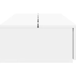vidaXL studiobureau Wit 152 x 40 x 19,5 cm Bewerkt hout