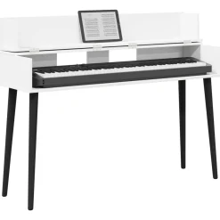 vidaXL studiobureau Wit 152 x 40 x 19,5 cm Bewerkt hout