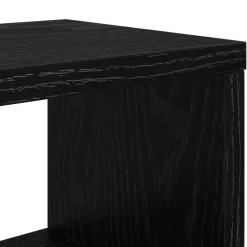 vidaXL studiobureau Zwart eiken 152 x 42,5 x 36 cm Bewerkt hout