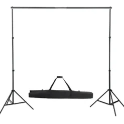 vidaXL Studioset met witte achtergrond en lampen 600x300 cm