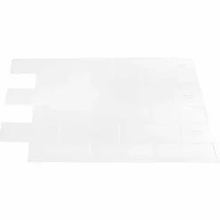 vidaXL Subway Tegel 10 st Wit 30 x 30 cm Polyurethaan en PET