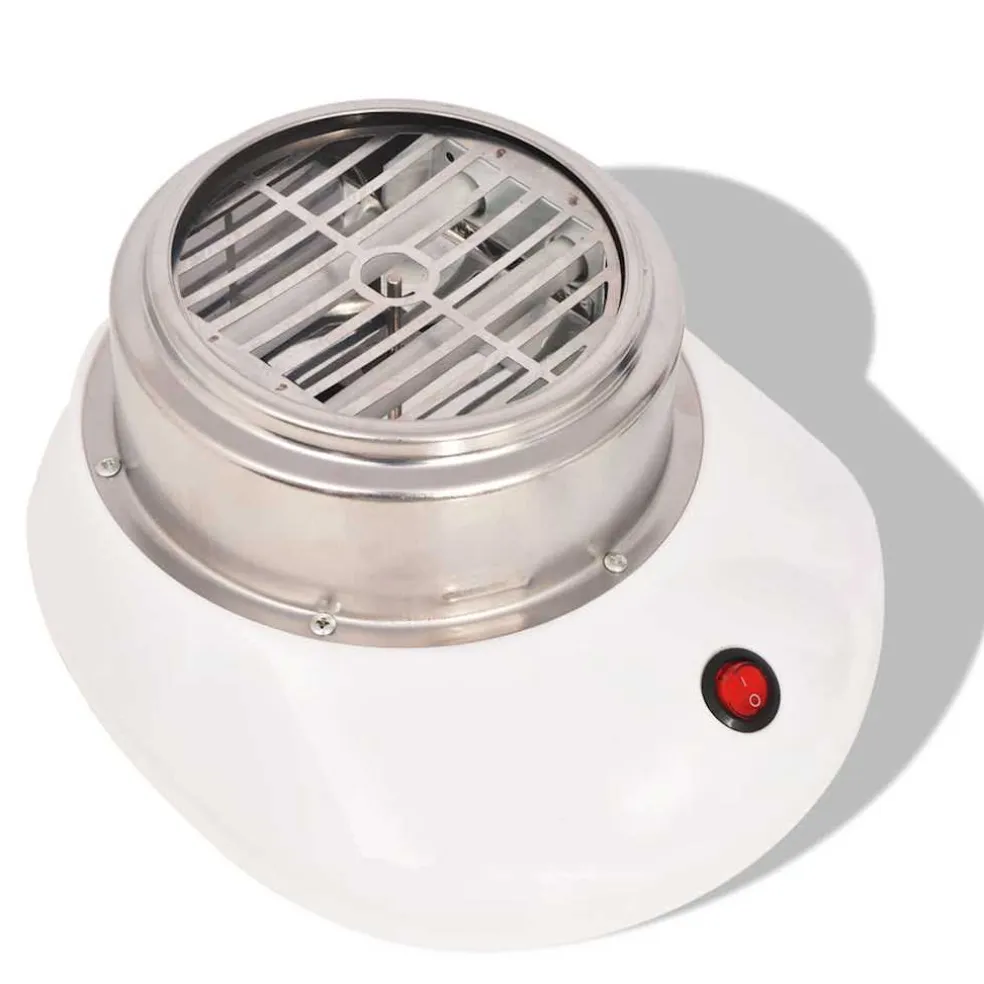 vidaXL Suikerspinmachine 480 W wit