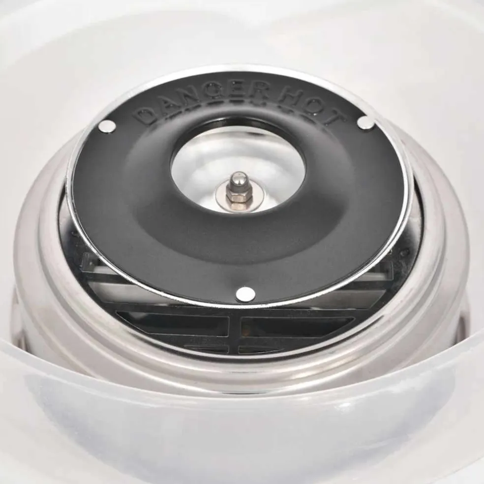 vidaXL Suikerspinmachine 480 W wit