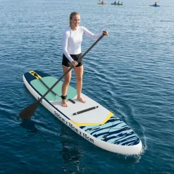vidaXL SUP Board met zitplaats 2-in-1 APEX 305 x 76 x 15 cm Blauw