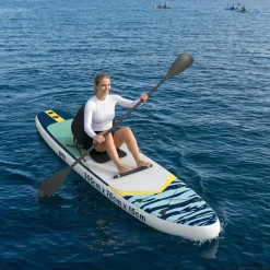 vidaXL SUP Board met zitplaats 2-in-1 APEX 305 x 76 x 15 cm Blauw