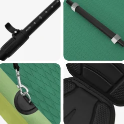vidaXL SUP Board met zitplaats 2-in-1 POSEIDON 305 x 76 x 15 cm Groen