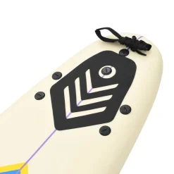 vidaXL Surfplank 170 cm blauw en crème