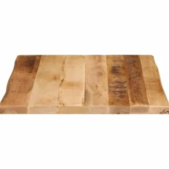 vidaXL Tafelblad met natuurlijke rand 40x40x3,8 cm massief mangohout