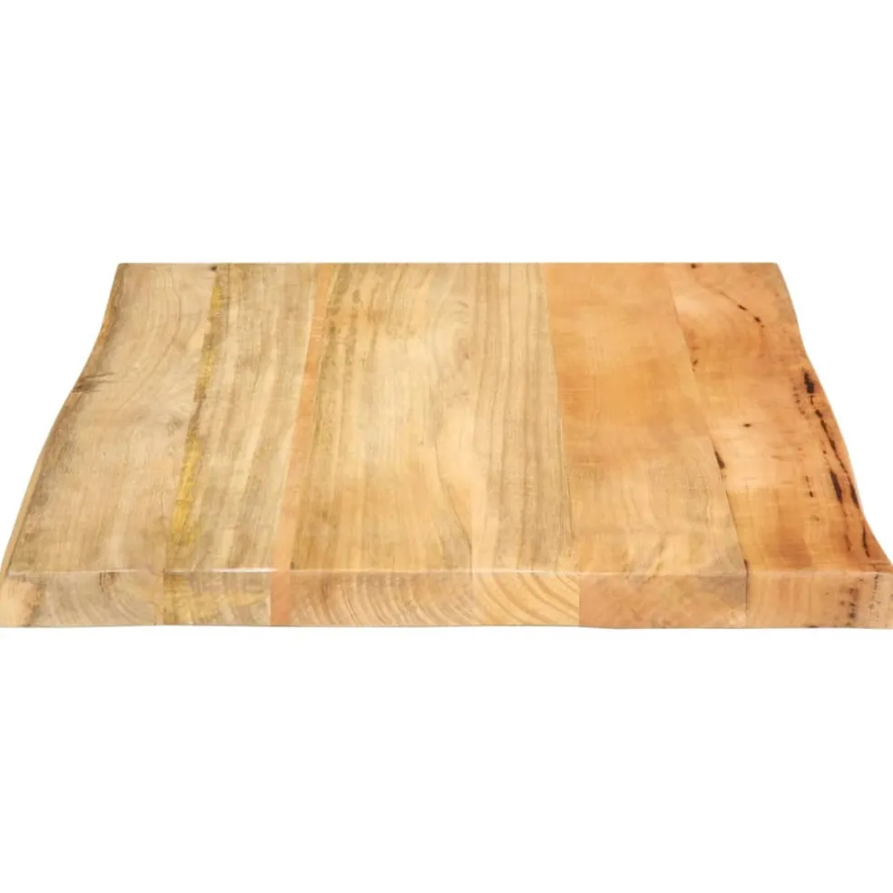 vidaXL Tafelblad met natuurlijke rand 40x40x3,8 cm massief mangohout