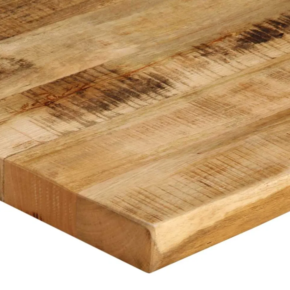 vidaXL Tafelblad met natuurlijke rand 40x40x2,5 cm massief mangohout