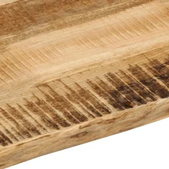 vidaXL Tafelblad met natuurlijke rand 40x40x2,5 cm massief mangohout