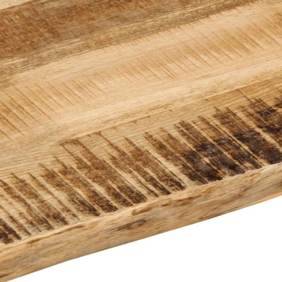 vidaXL Tafelblad met natuurlijke rand 40x40x2,5 cm massief mangohout