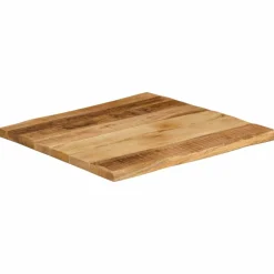 vidaXL Tafelblad met natuurlijke rand 40x40x2,5 cm massief mangohout
