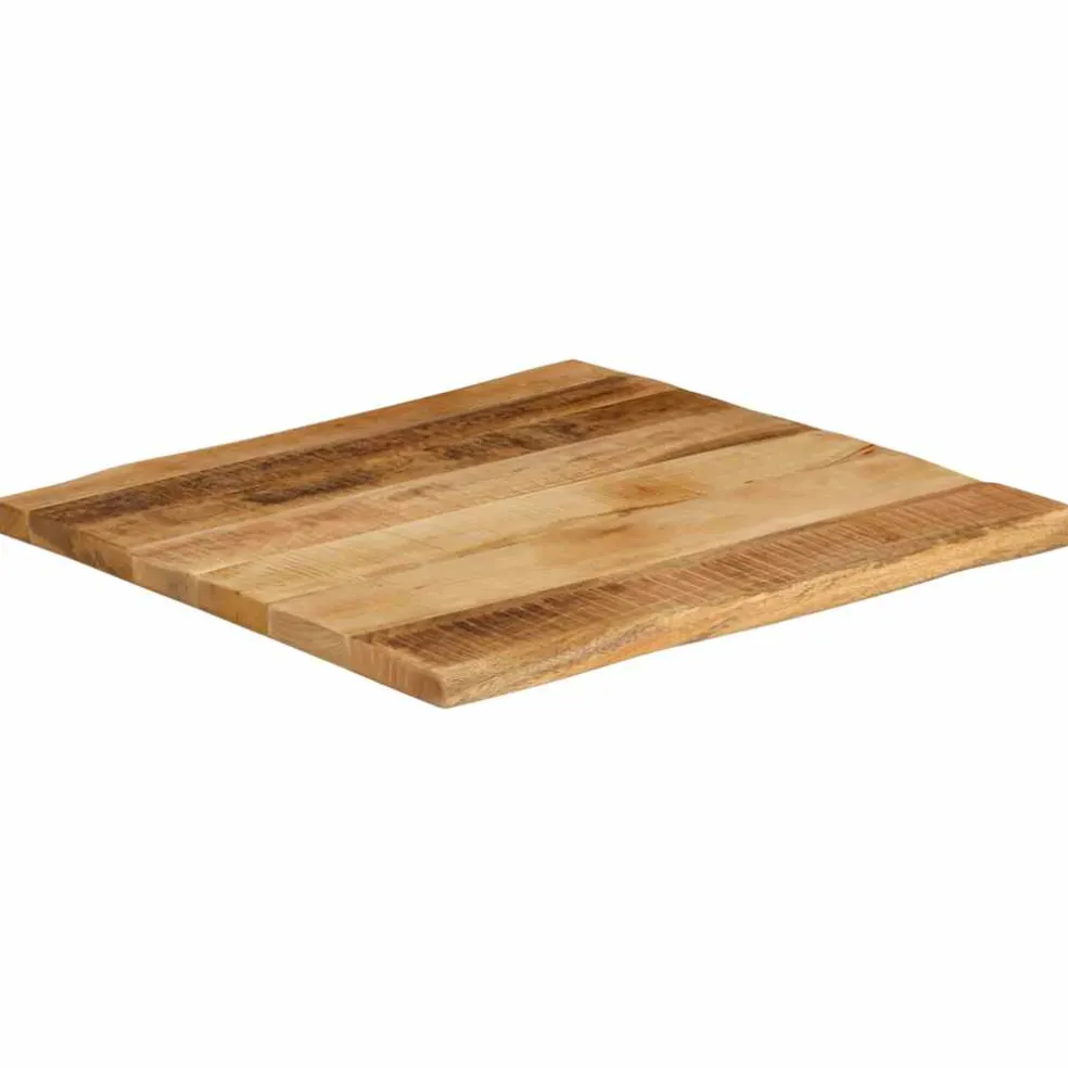 vidaXL Tafelblad met natuurlijke rand 40x40x2,5 cm massief mangohout