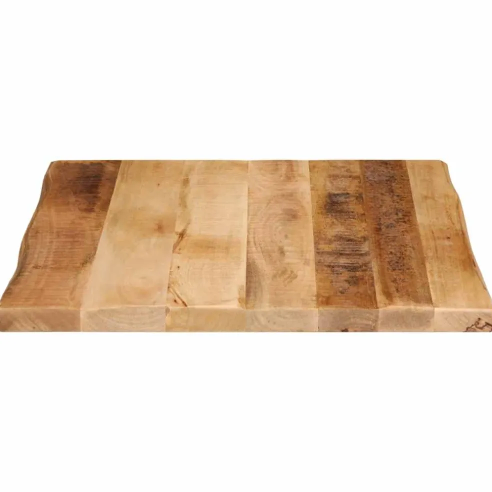 vidaXL Tafelblad met natuurlijke rand 40x40x2,5 cm massief mangohout