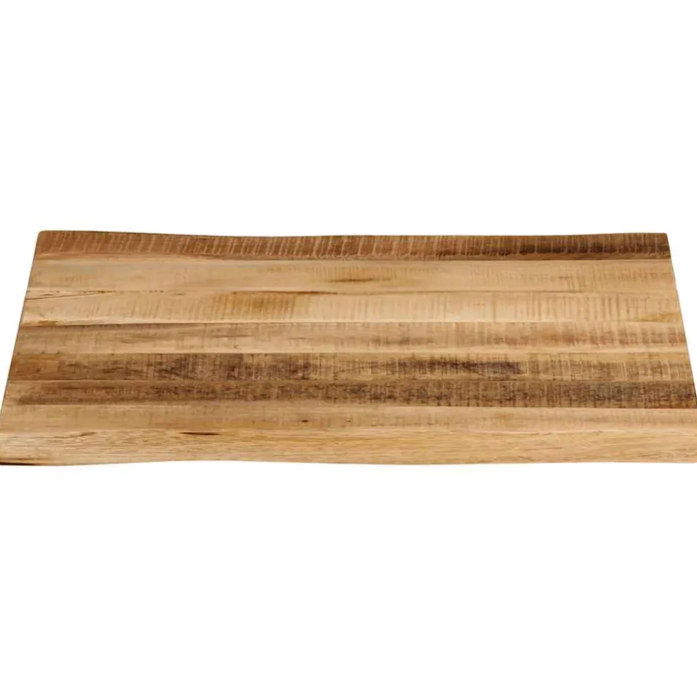 vidaXL Tafelblad met natuurlijke rand 40x40x2,5 cm massief mangohout