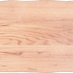 vidaXL Tafelblad natuurlijke rand 40x40x2 cm eikenhout lichtbruin