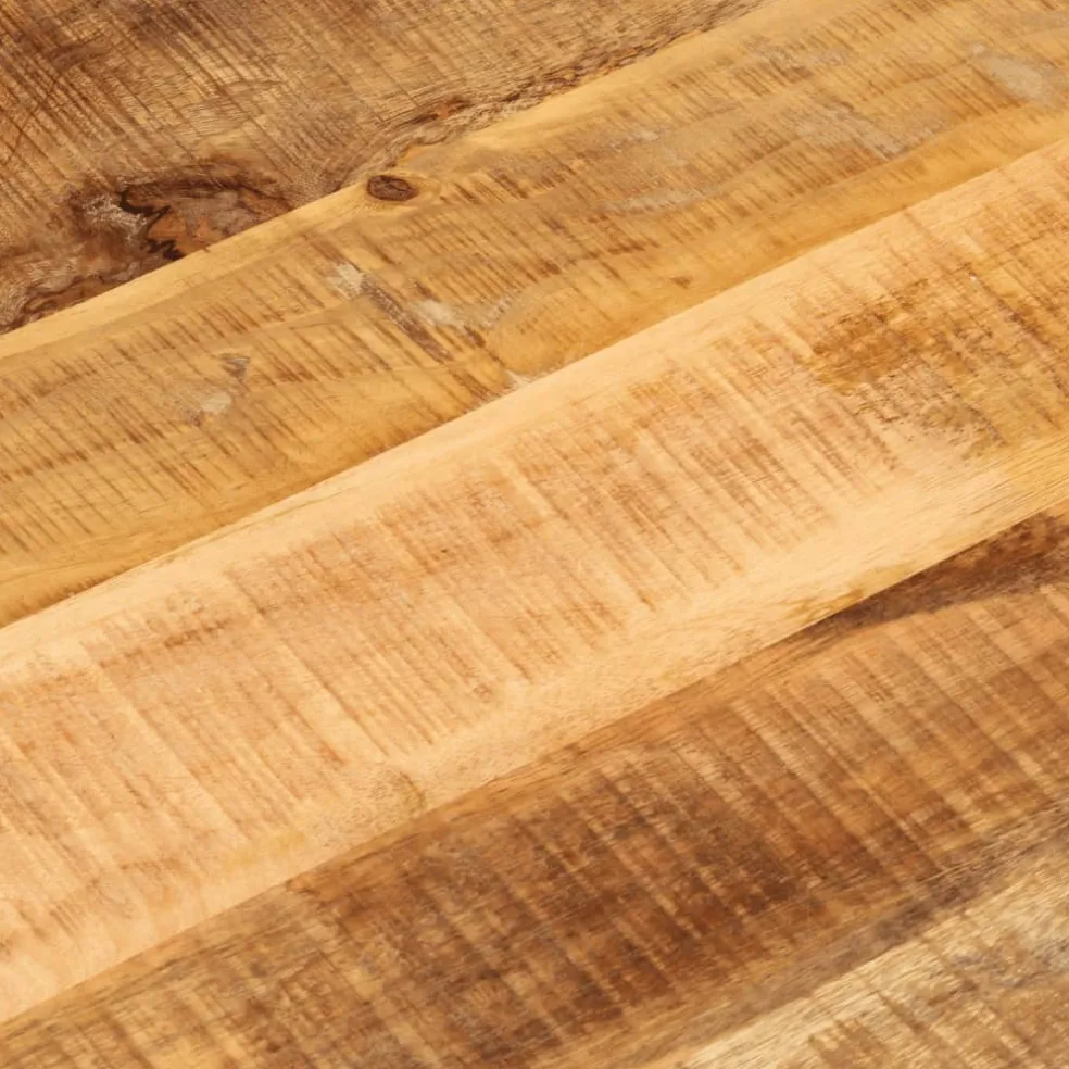 vidaXL Tafelblad ovaal 80x40x3,8 cm massief ruw mangohout