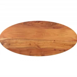 vidaXL Tafelblad ovaal 80x40x2,5 cm massief acaciahout