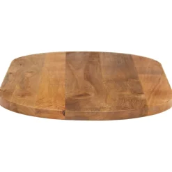 vidaXL Tafelblad ovaal 110x40x2,5 cm massief mangohout