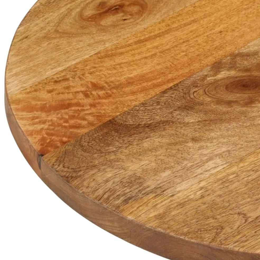 vidaXL Tafelblad ovaal 110x40x2,5 cm massief mangohout