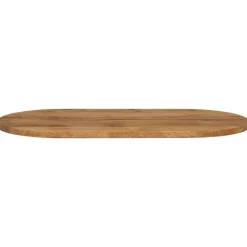 vidaXL Tafelblad ovaal 110x40x2,5 cm massief mangohout