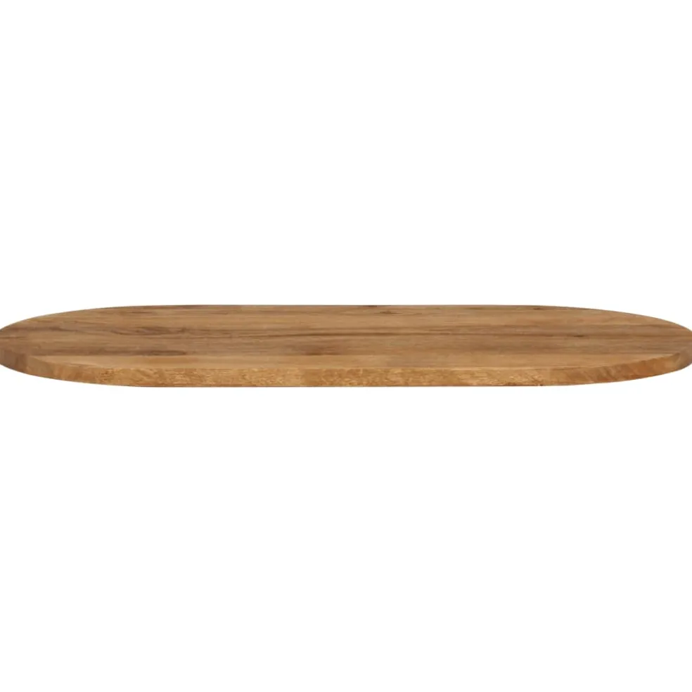 vidaXL Tafelblad ovaal 110x40x2,5 cm massief mangohout