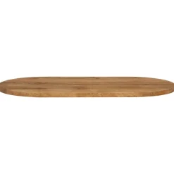 vidaXL Tafelblad ovaal 80x40x3,8 cm massief mangohout