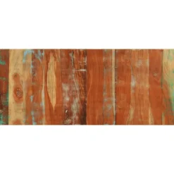 vidaXL Tafelblad rechthoekig 25-27 mm 60x140cm massief gerecycled hout