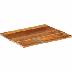 vidaXL Tafelblad rechthoekig 15-16 mm 60x70 cm massief gerecycled hout