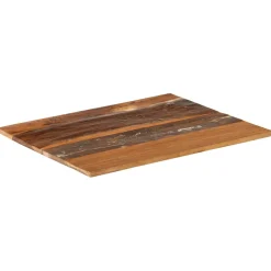 vidaXL Tafelblad rechthoekig 15-16 mm 60x70 cm massief gerecycled hout