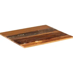 vidaXL Tafelblad rechthoekig 15-16 mm 60x70 cm massief gerecycled hout
