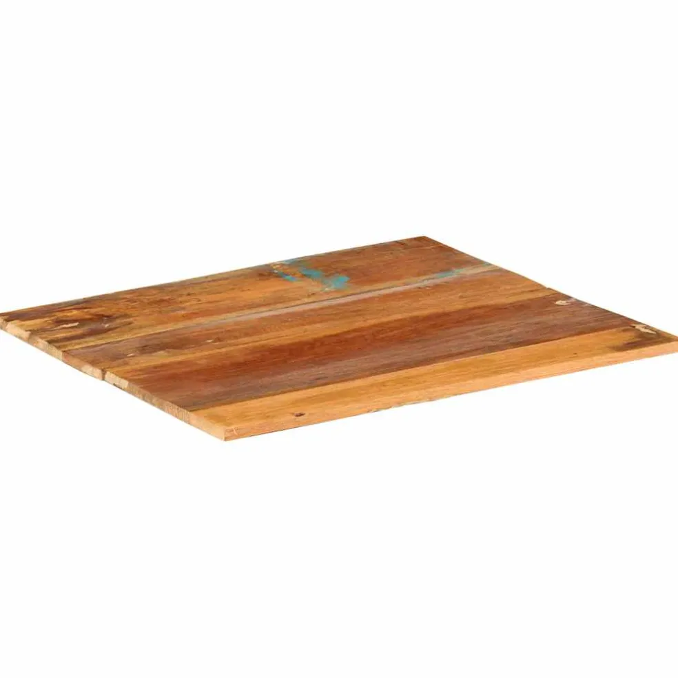 vidaXL Tafelblad rechthoekig 15-16 mm 60x70 cm massief gerecycled hout