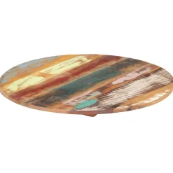 vidaXL Tafelblad rond 15-16 mm 40 cm massief gerecycled hout