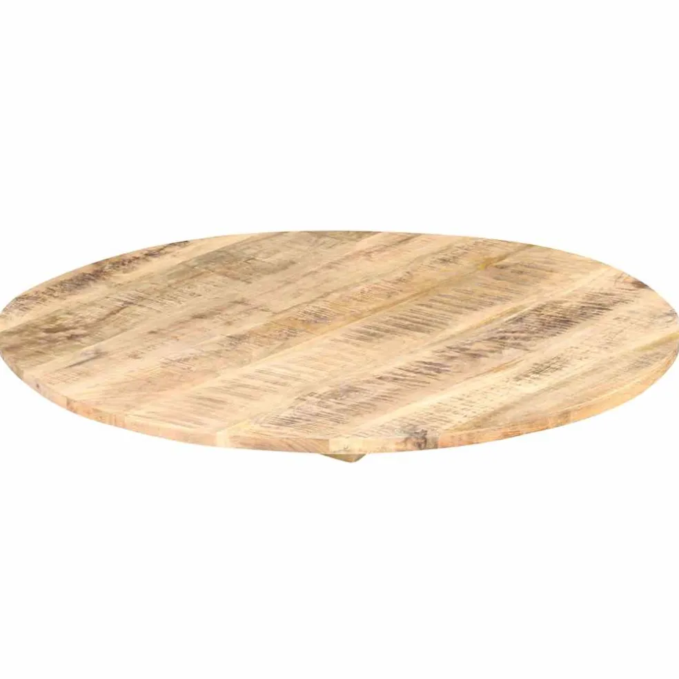 vidaXL Tafelblad rond 15-16 mm 40 cm massief mangohout