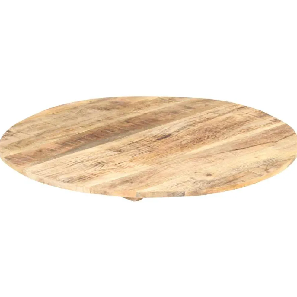 vidaXL Tafelblad rond 15-16 mm 40 cm massief mangohout