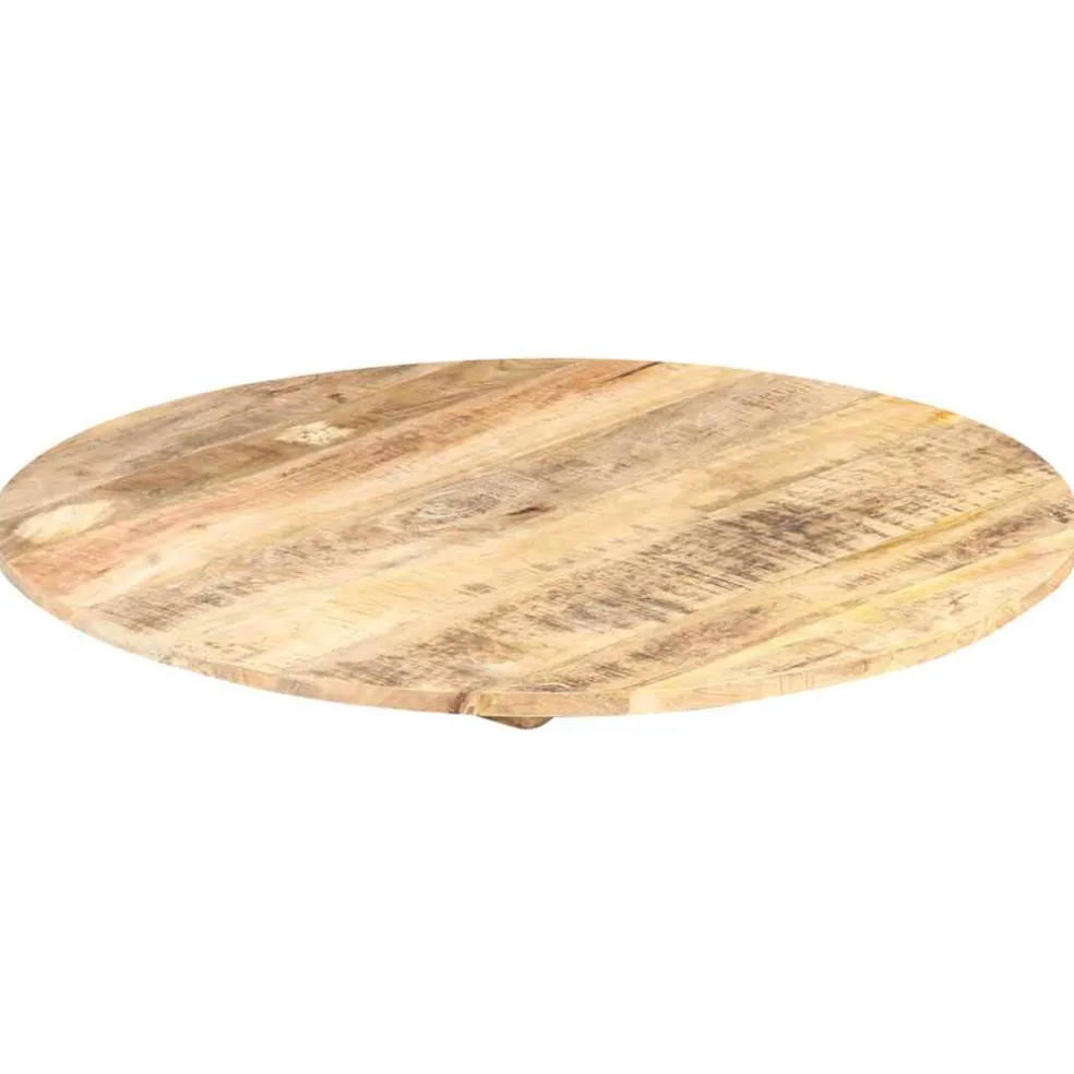 vidaXL Tafelblad rond 15-16 mm 40 cm massief mangohout