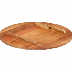 vidaXL Tafelblad rond 15-16 mm 40 cm massief acaciahout