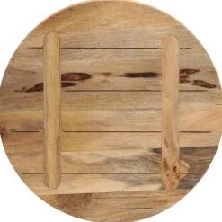 vidaXL Tafelblad rond Ø 40x3,8 cm massief ruw mangohout
