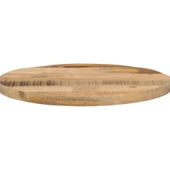 vidaXL Tafelblad rond Ø 40x3,8 cm massief ruw mangohout